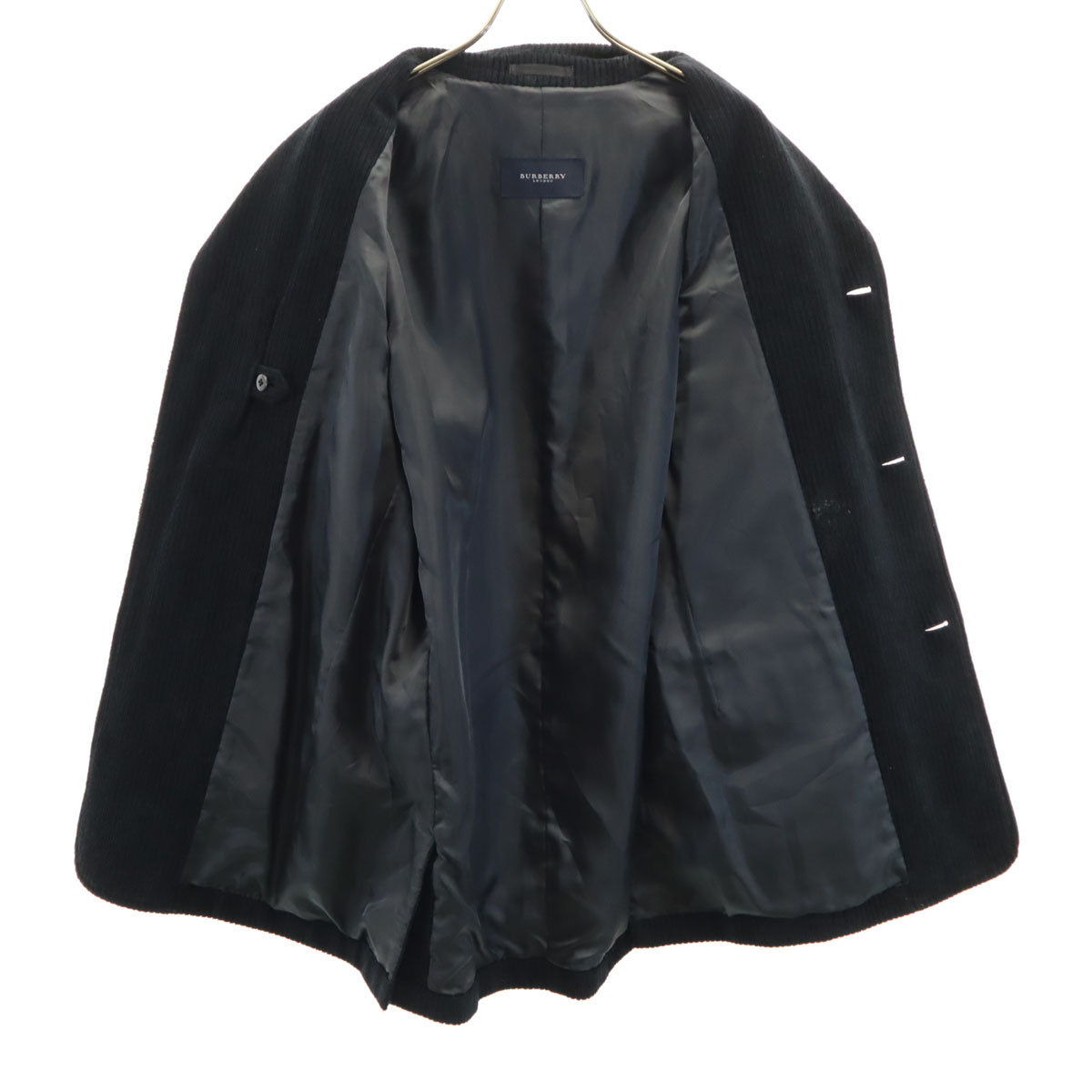 BURBERRY LONDON バーバリーロンドン 日本製 コーデュロイジャケット L ブラック 三陽商会 メンズ