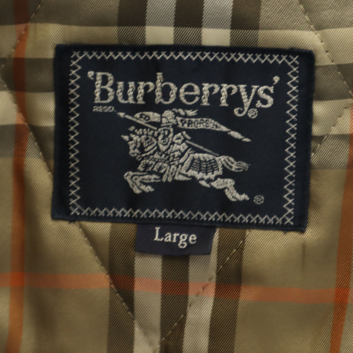 Burberrys バーバリーズ 90s オールド 長袖 ブルゾン L オリーブ系 ジャケット 中綿ライナー付き メンズ