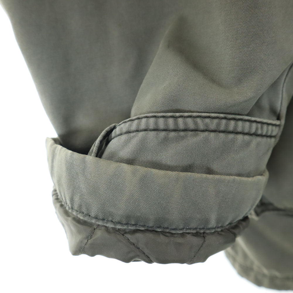 BURBERRY BLACK LABEL バーバリーブラックレーベル ミリタリージャケット LL カーキ 三陽商会 メンズ