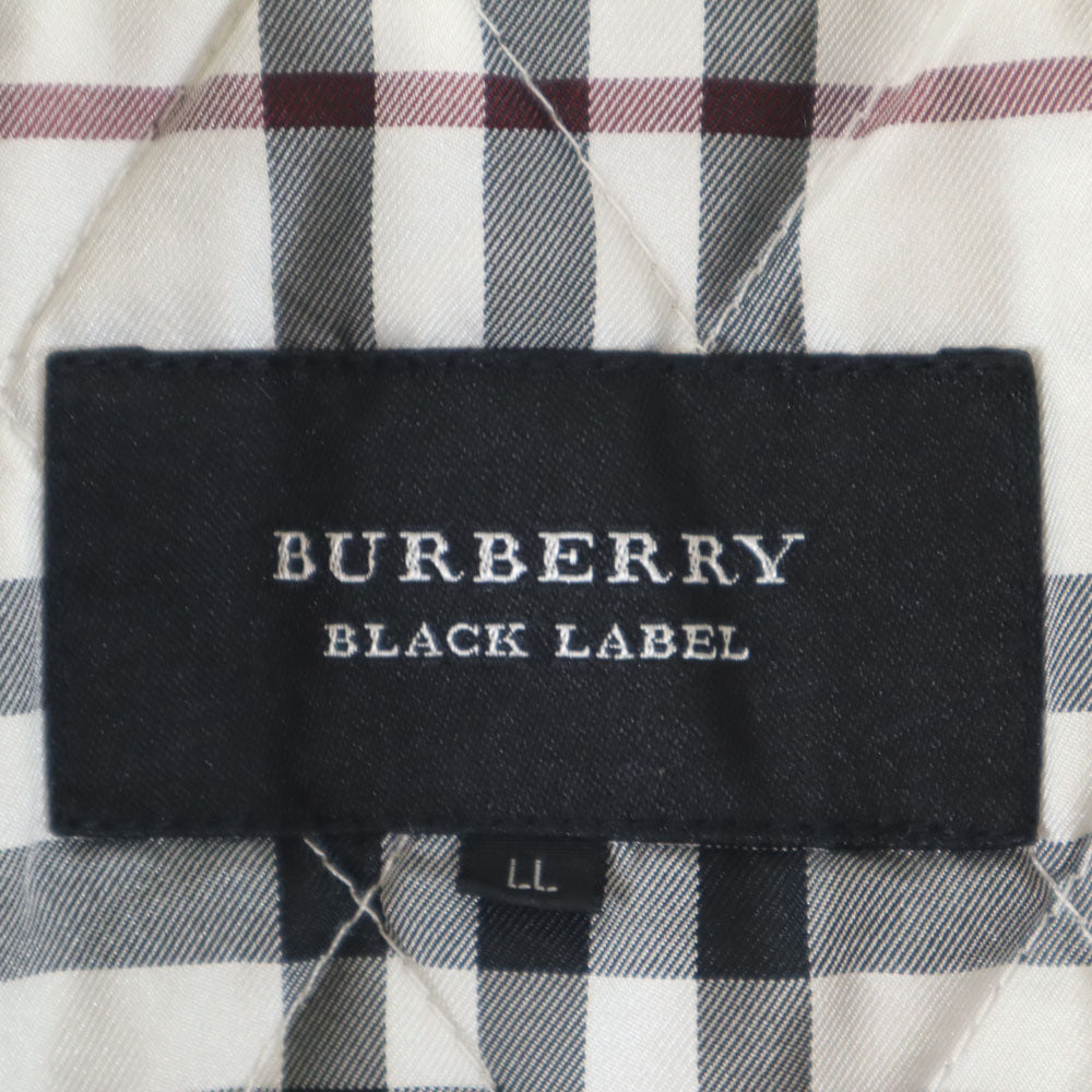 BURBERRY BLACK LABEL バーバリーブラックレーベル ミリタリージャケット LL カーキ 三陽商会 メンズ