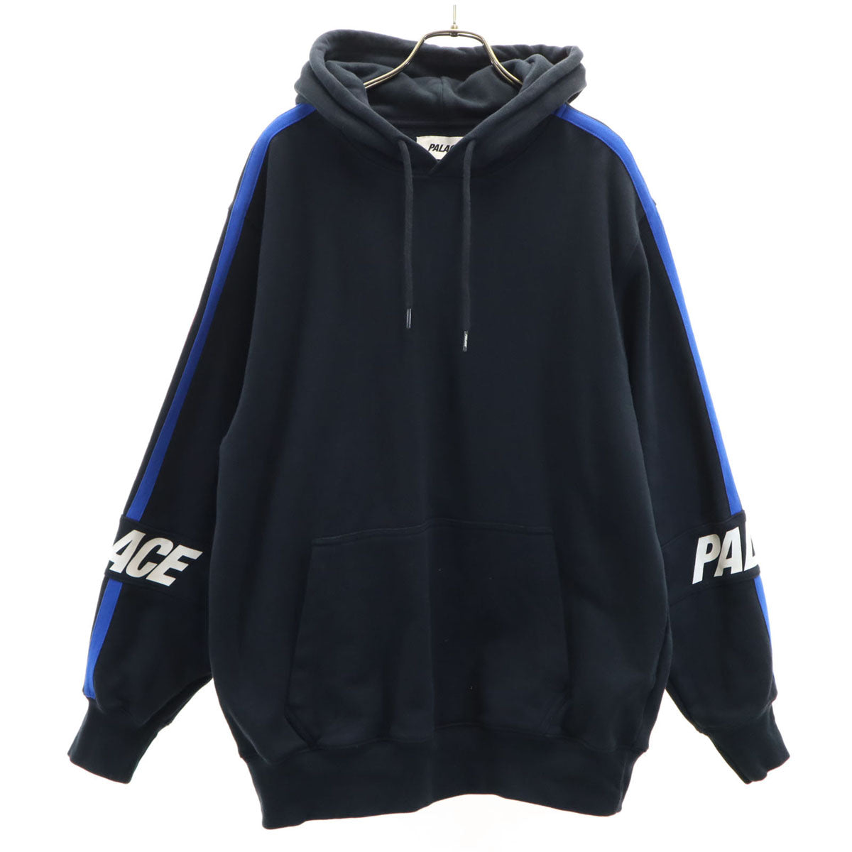 PALACE パレス 長袖 スウェットパーカー L ネイビー系 プルオーバー メンズ