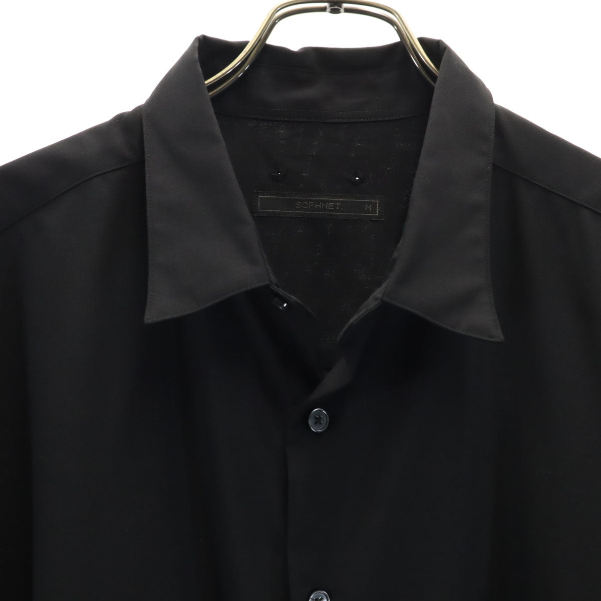 SOPHNET. ソフネット 日本製 半袖 シャツ M ブラック メンズ