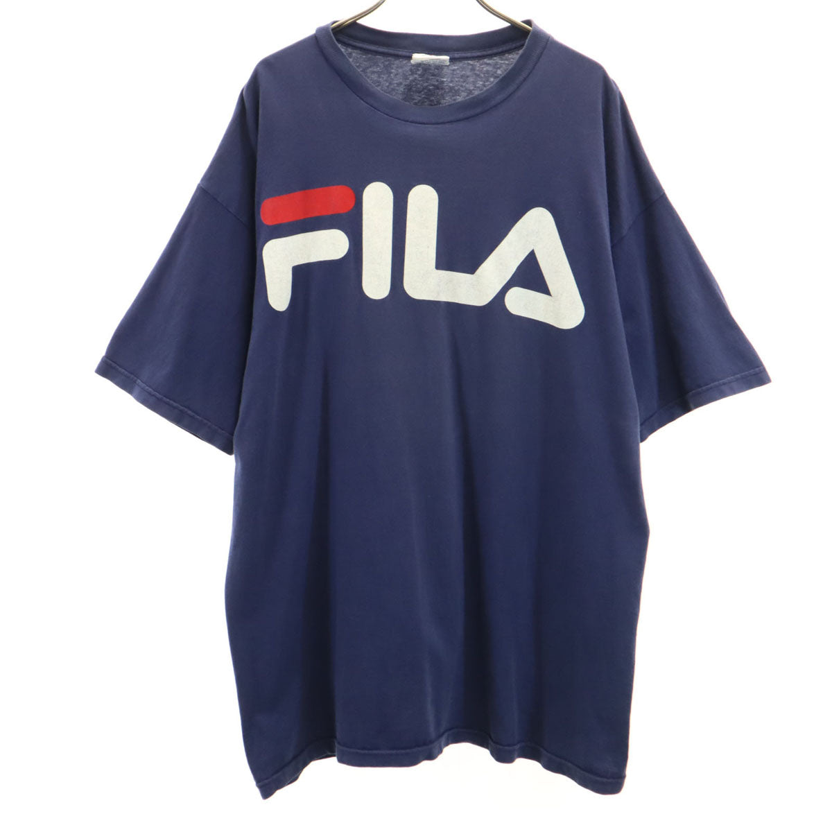 FILA フィラ 90s USA製 オールド 半袖 Tシャツ L ネイビー メンズ