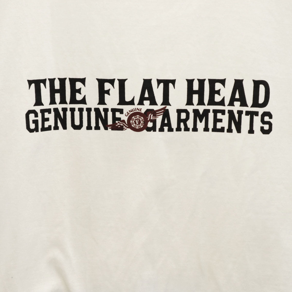 THE FLAT HEAD ザフラットヘッド 日本製 半袖 Tシャツ L ホワイト メンズ