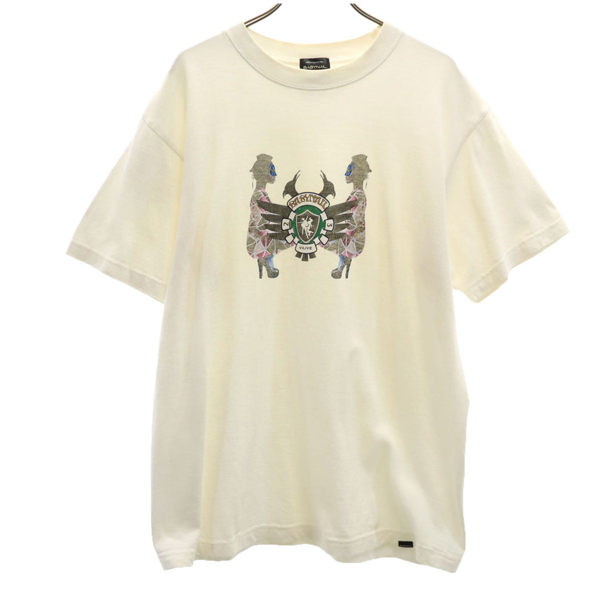 BABY NAIL ベイビーネイル 半袖 Tシャツ L オフホワイト メンズ