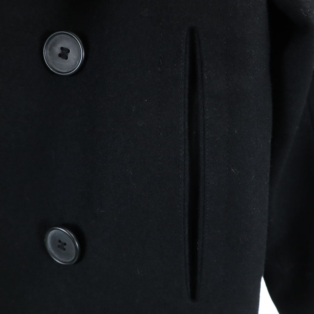 A.P.C. アーペーセー ダブルブレスト ピーコート M ブラック メンズ