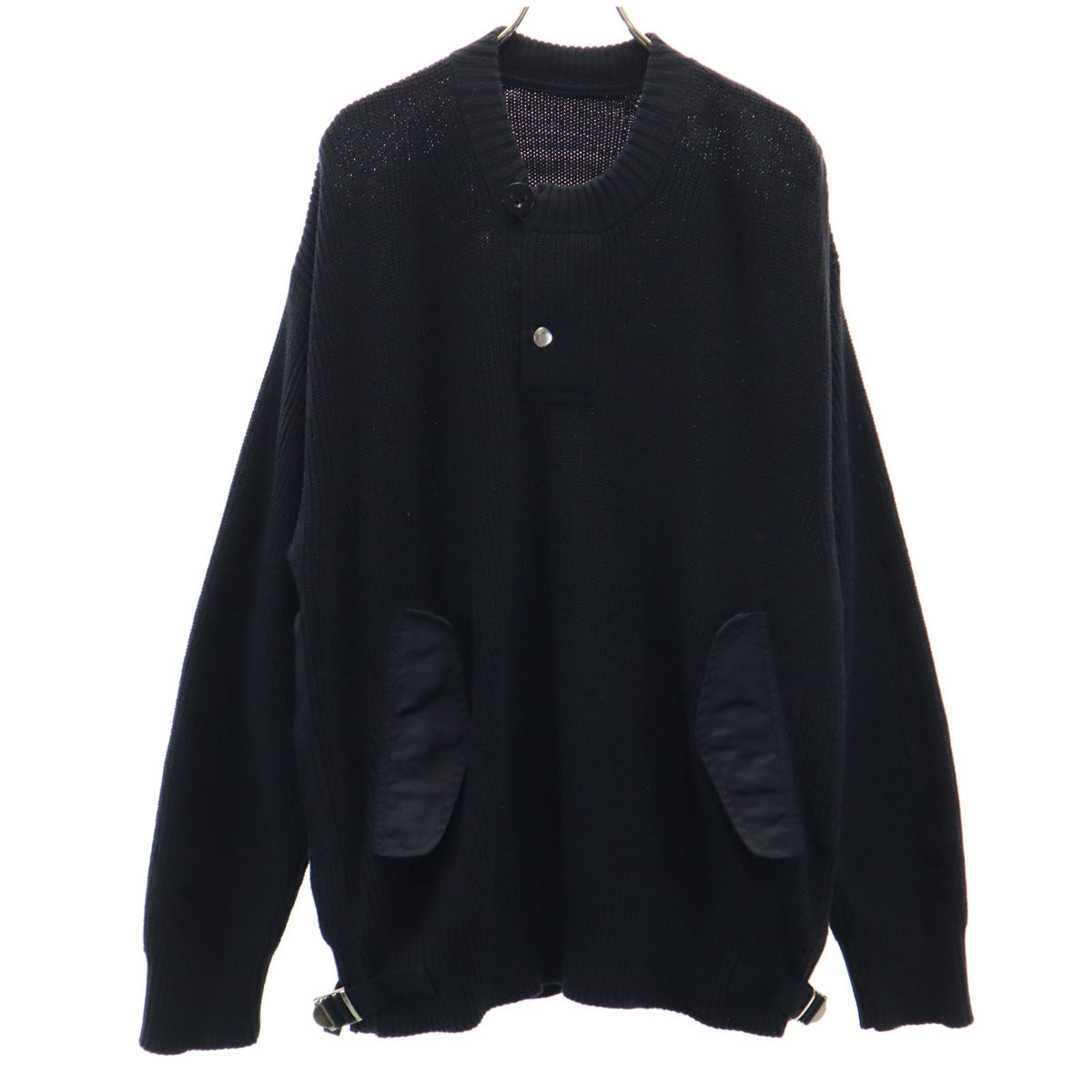 Sacai サカイ 長袖 セーター 2 ブラック ニット メンズ
