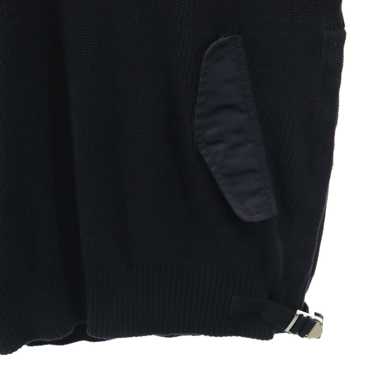 Sacai サカイ 長袖 セーター 2 ブラック ニット メンズ