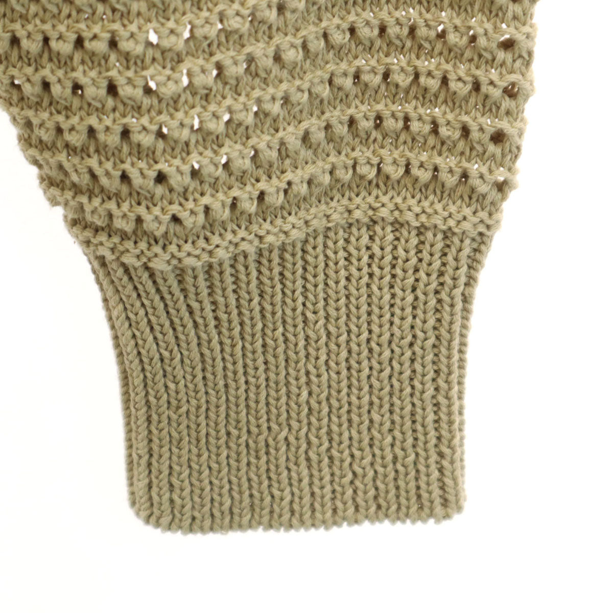 WRAPINKNOT ラッピンノット 未使用 長袖 オーバーシルエット ニット F ベージュ セーター レディース