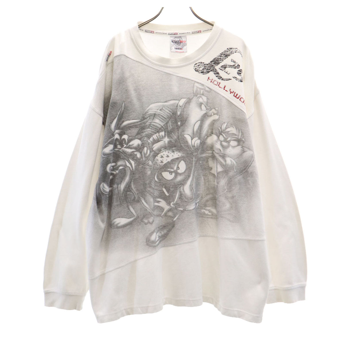 LOT29 ルーニーテューンズ 長袖 Tシャツ L ホワイト ロンT メンズ