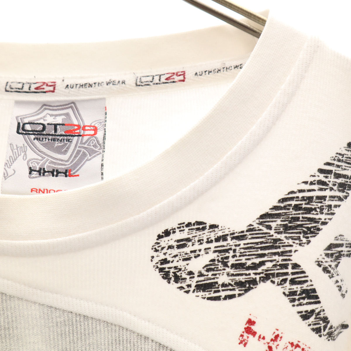 LOT29 ルーニーテューンズ 長袖 Tシャツ L ホワイト ロンT メンズ