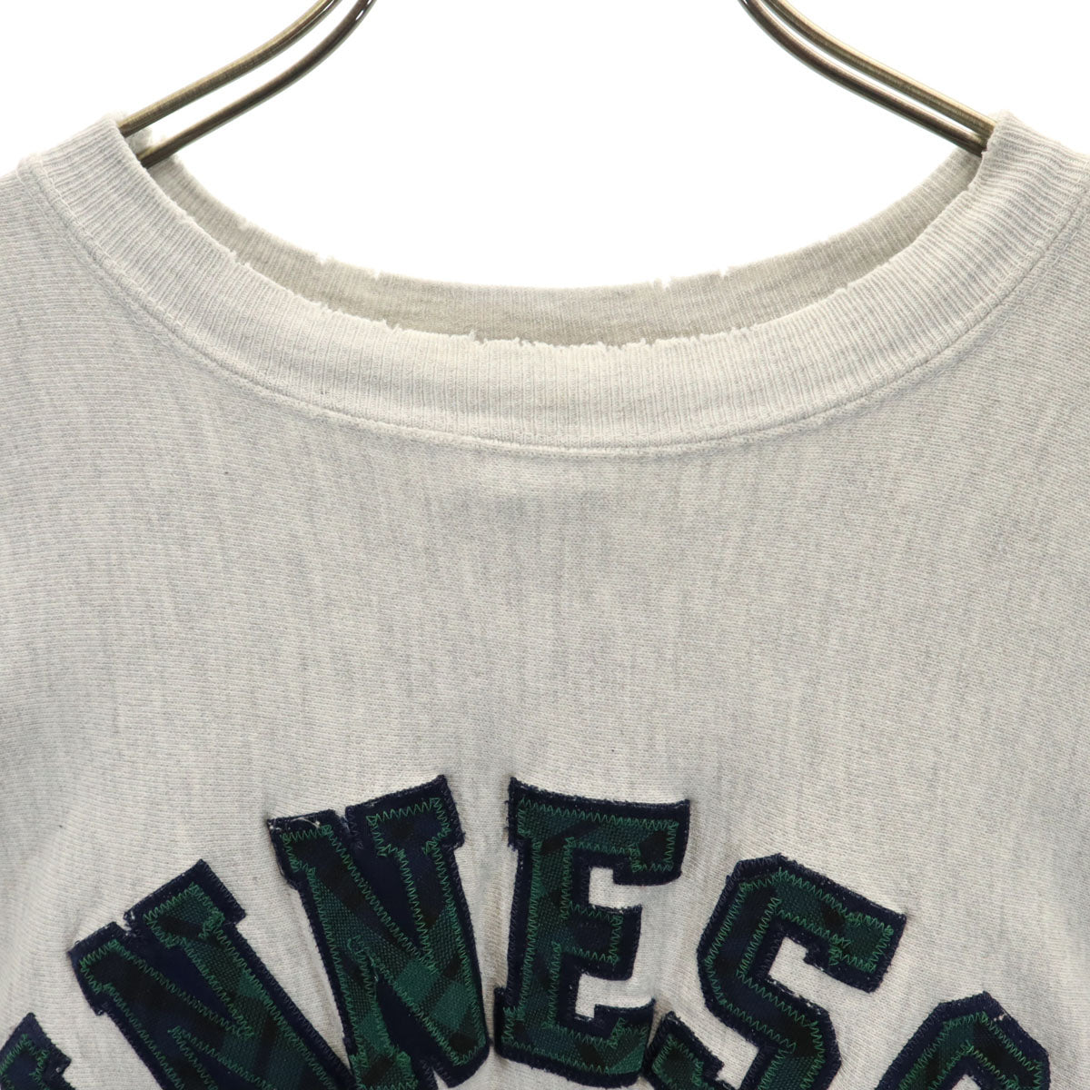 Champion チャンピオン 90s USA製 リバースウィーブ オールド 刺繍タグ 長袖 スウェット トレーナー XL グレー 裏起毛 メンズ