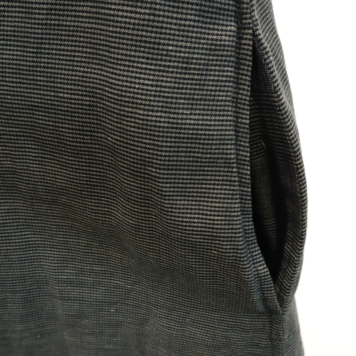 Y's ワイズ 日本製 リネンブレンド 総柄 ジャケット 3 グレー系 ヨウジヤマモト メンズ