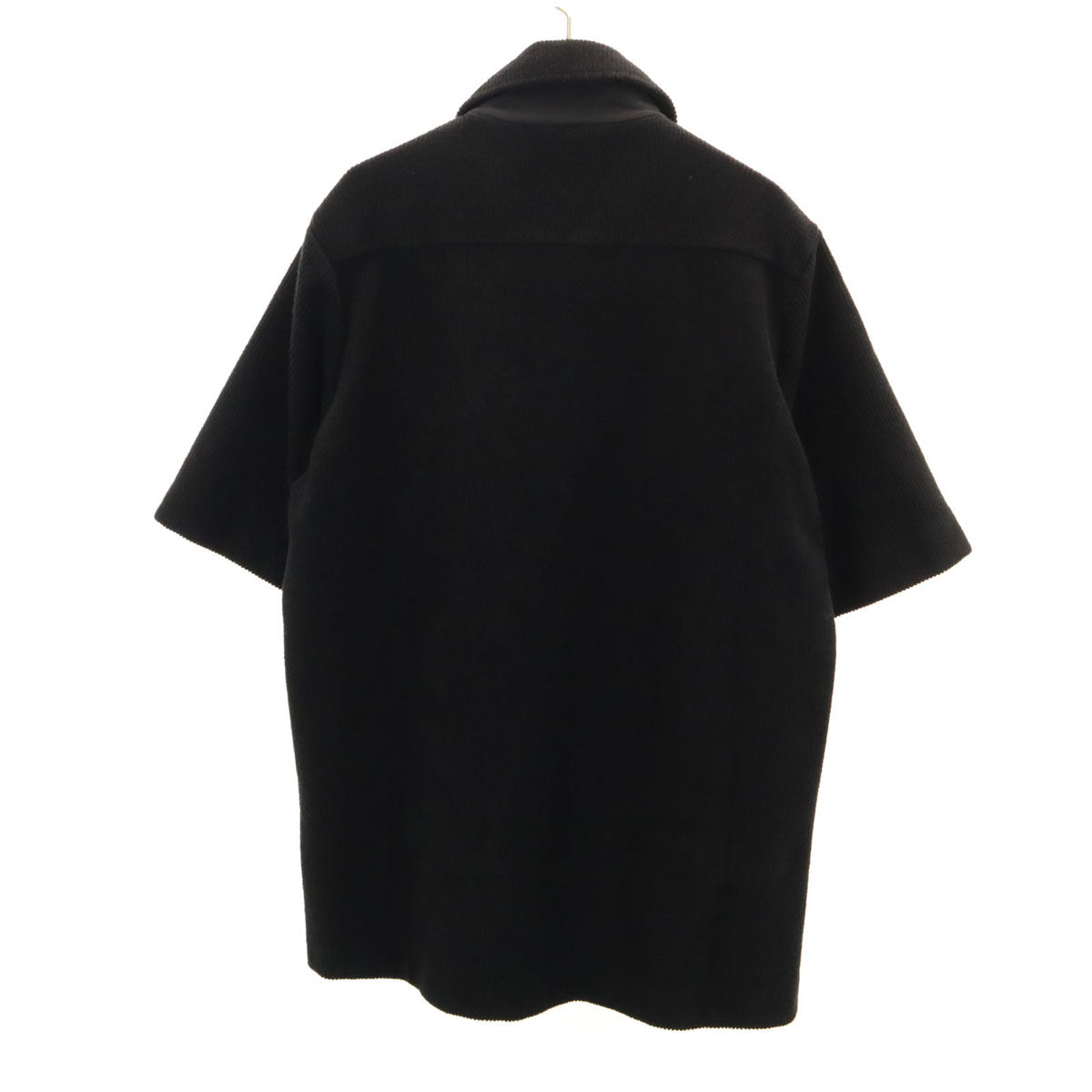 JIL SANDER ジルサンダー イタリア製 半袖 ジップジャケット M 黒 メンズ