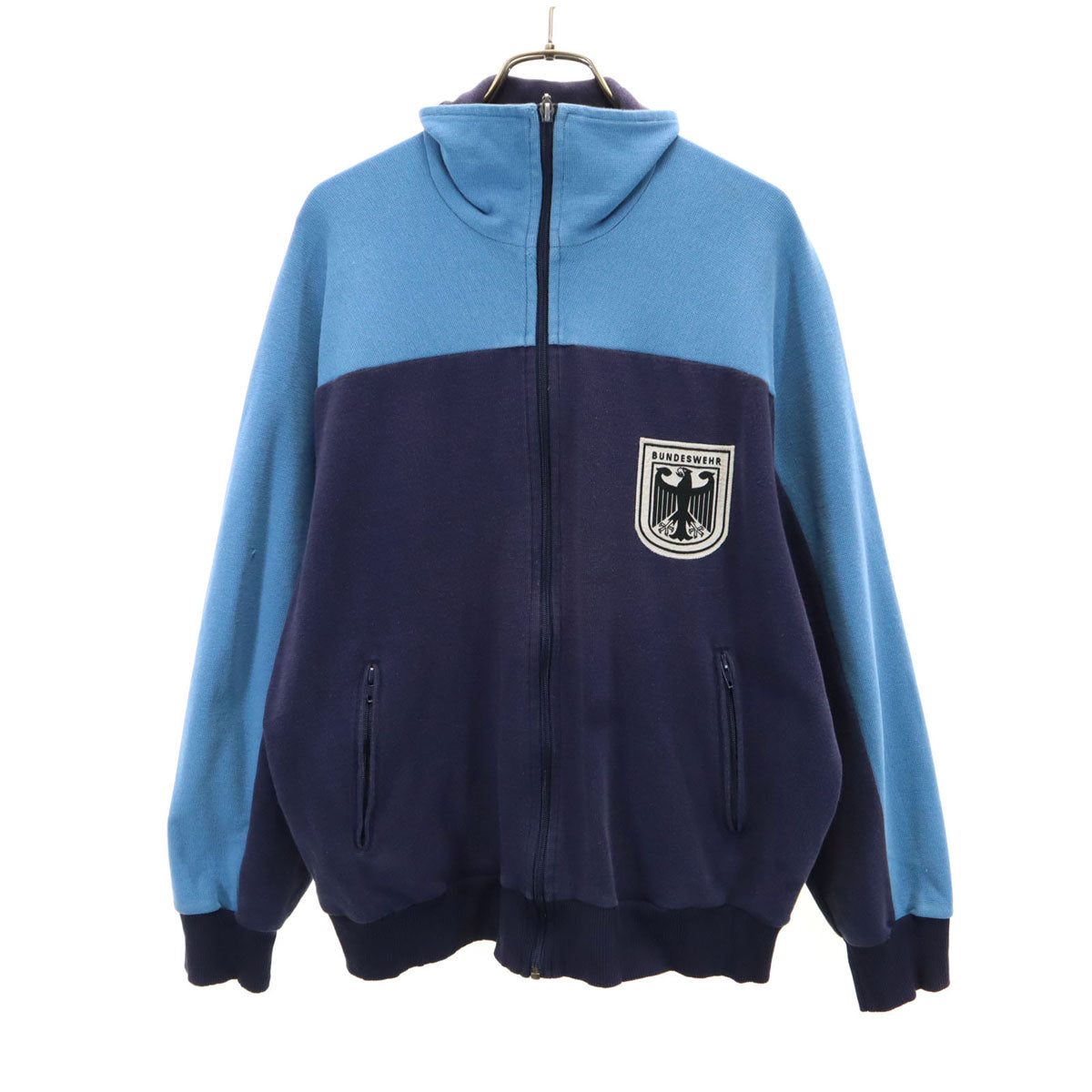 wigu 80s ドイツ軍 ヴィンテージ ジップジャケット 50/44 ブルー系 メンズ