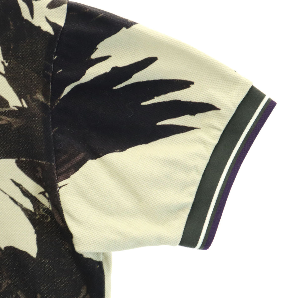 FRED PERRY フレッドペリー 日本製 半袖 ポロシャツ S グリーン メンズ