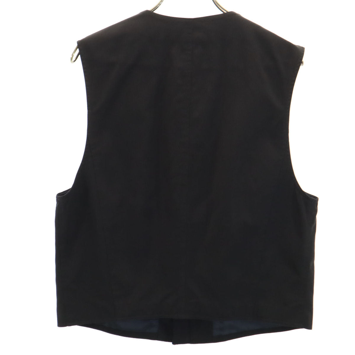 Emporio Armani エンポリオアルマーニ 90s イタリア製 オールド ストライプ柄 ベスト 46 ブラック メンズ