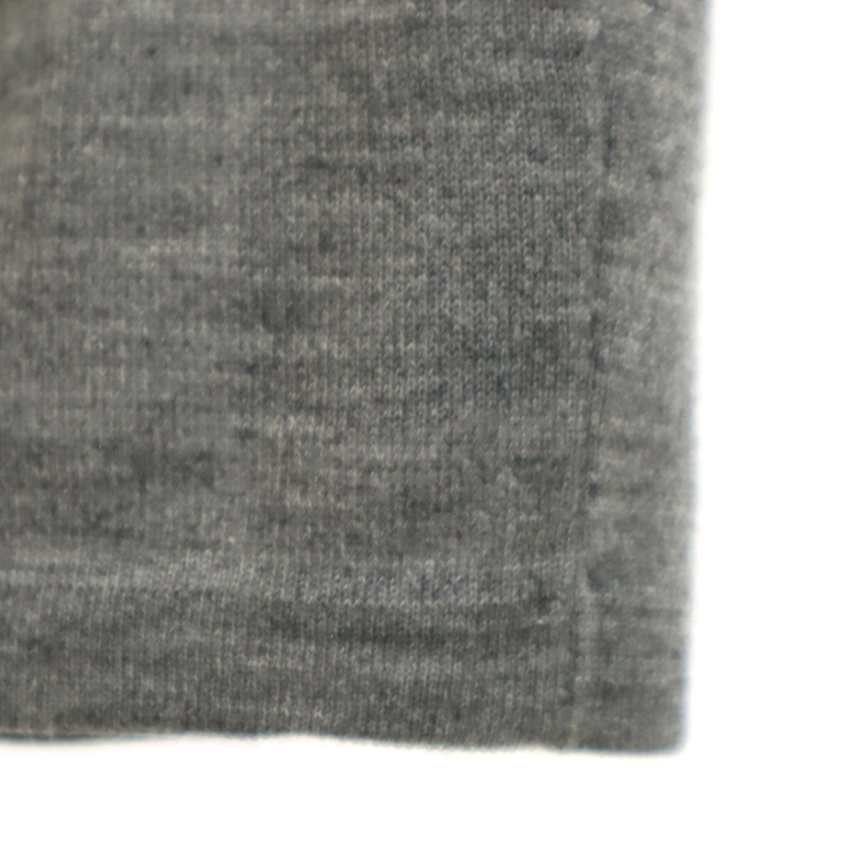 PRADA プラダ シルクブレンド イタリア製 半袖 Vネック ニット 46 グレー メンズ