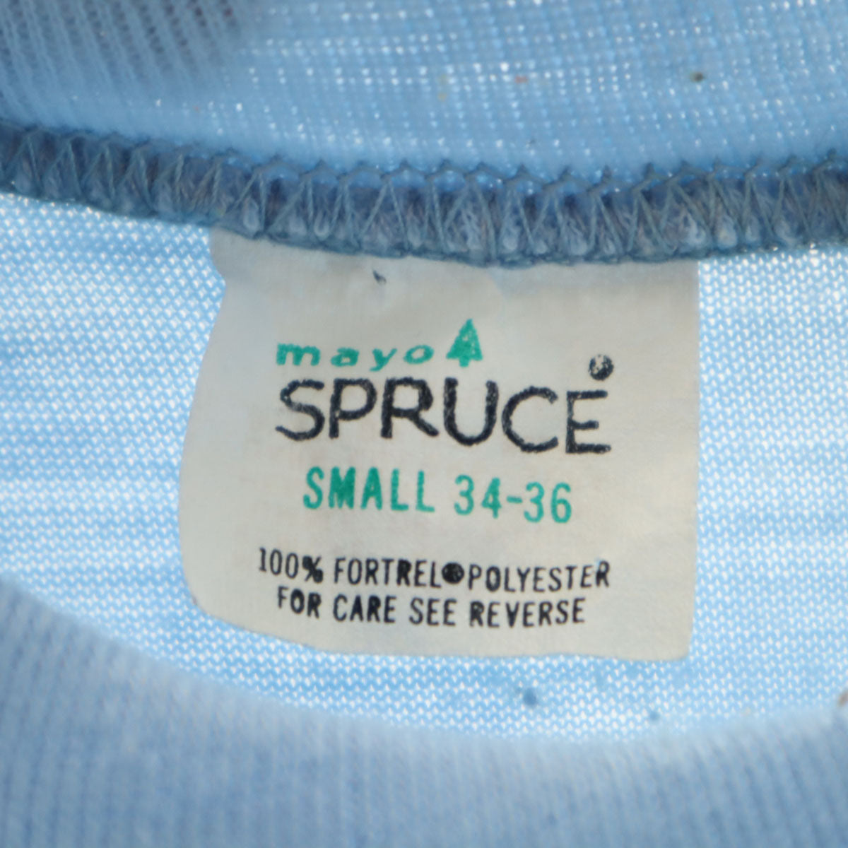 SPRUCE スプルース 70s USA製 ヴィンテージ 半袖 Tシャツ S ブルー系 シングルステッチ レディース