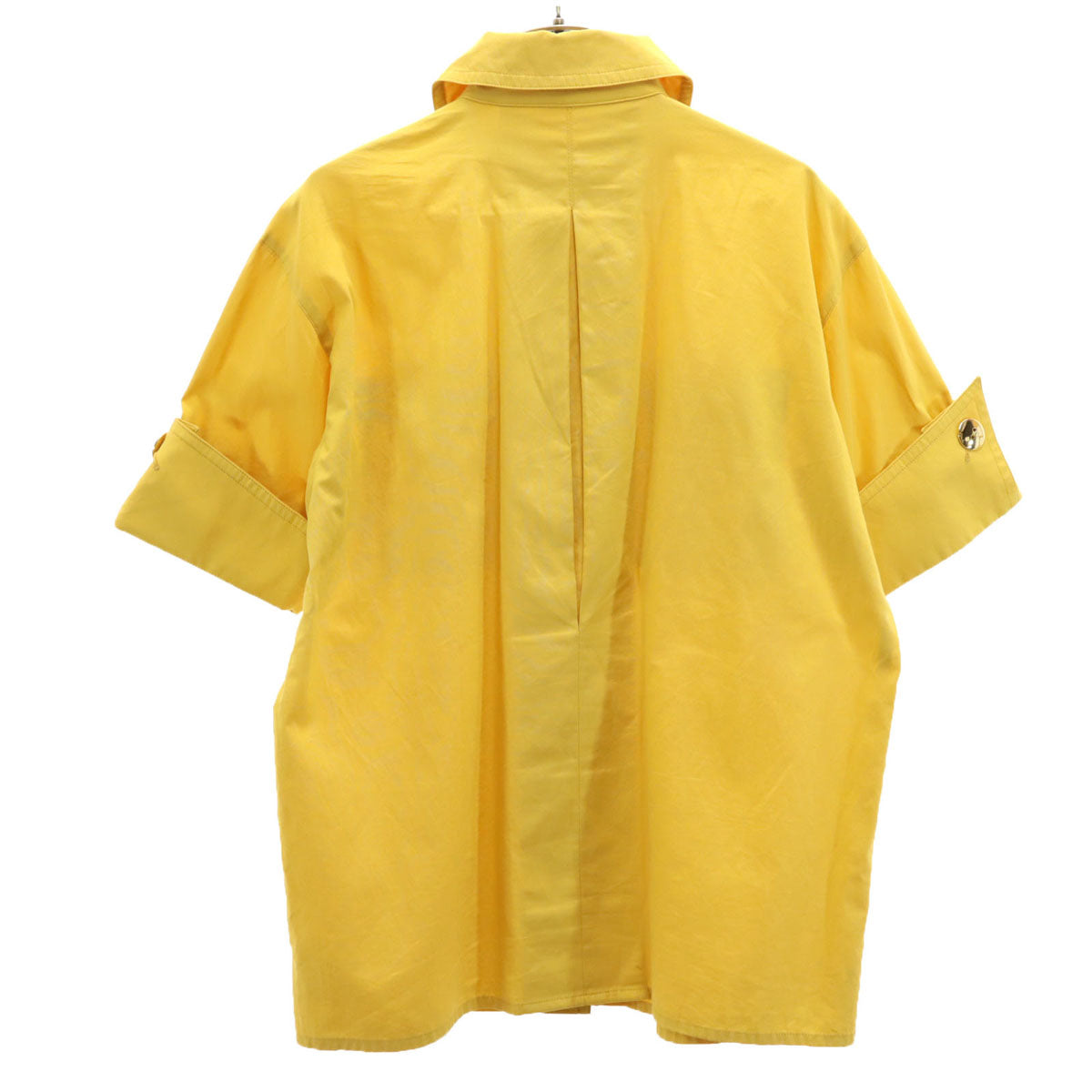 Miss Dior ミスディオール 90s オールド 半袖 シャツ S イエロー系 クリスチャンディオール 比翼 レディース