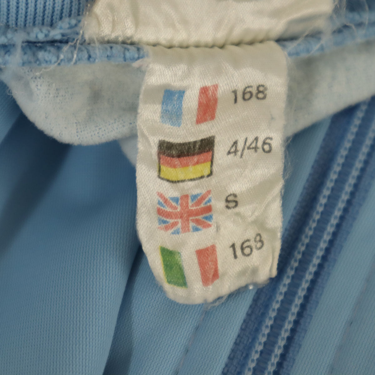 adidas アディダス 70s 80s イングランド製 ヴィンテージ トラックジャケット S ブルー系 ジャージ メンズ