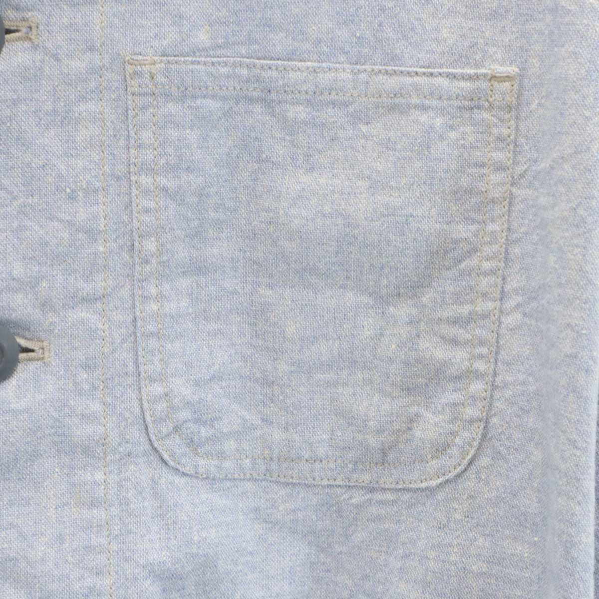 Y's-BORN PRODUCT ワイズ ボーンプロダクト Rokx ロックス リネンブレンド 長袖 シャツ 2 ブルー系 メンズ