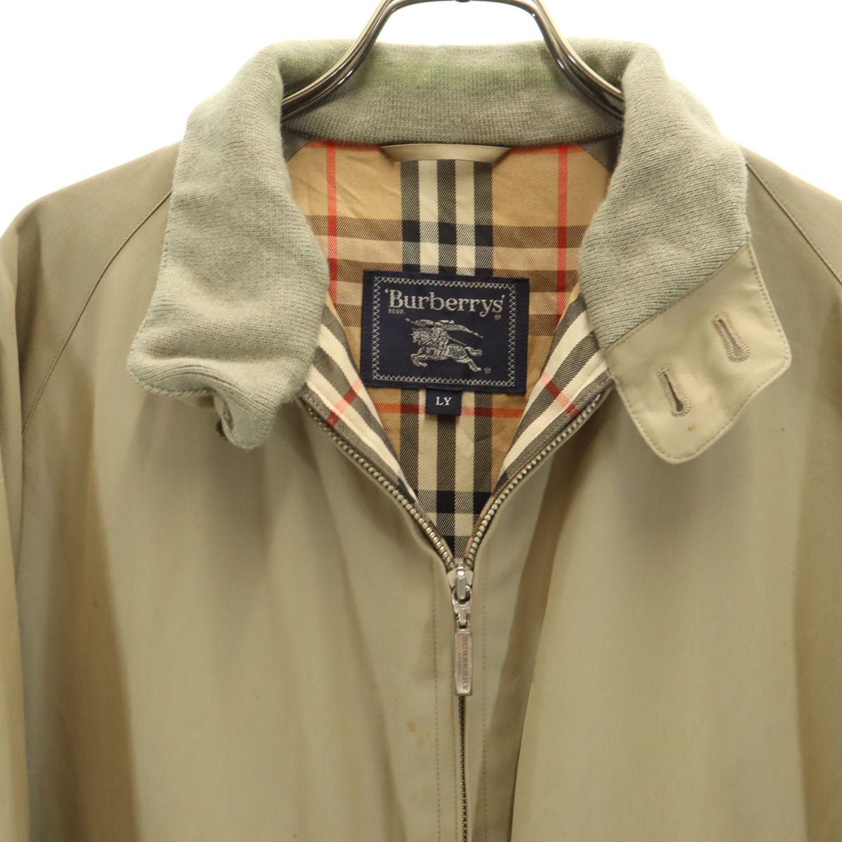 Burberrys バーバリーズ 90s 日本製 オールド スイングトップ LY カーキ 三陽商会 メンズ