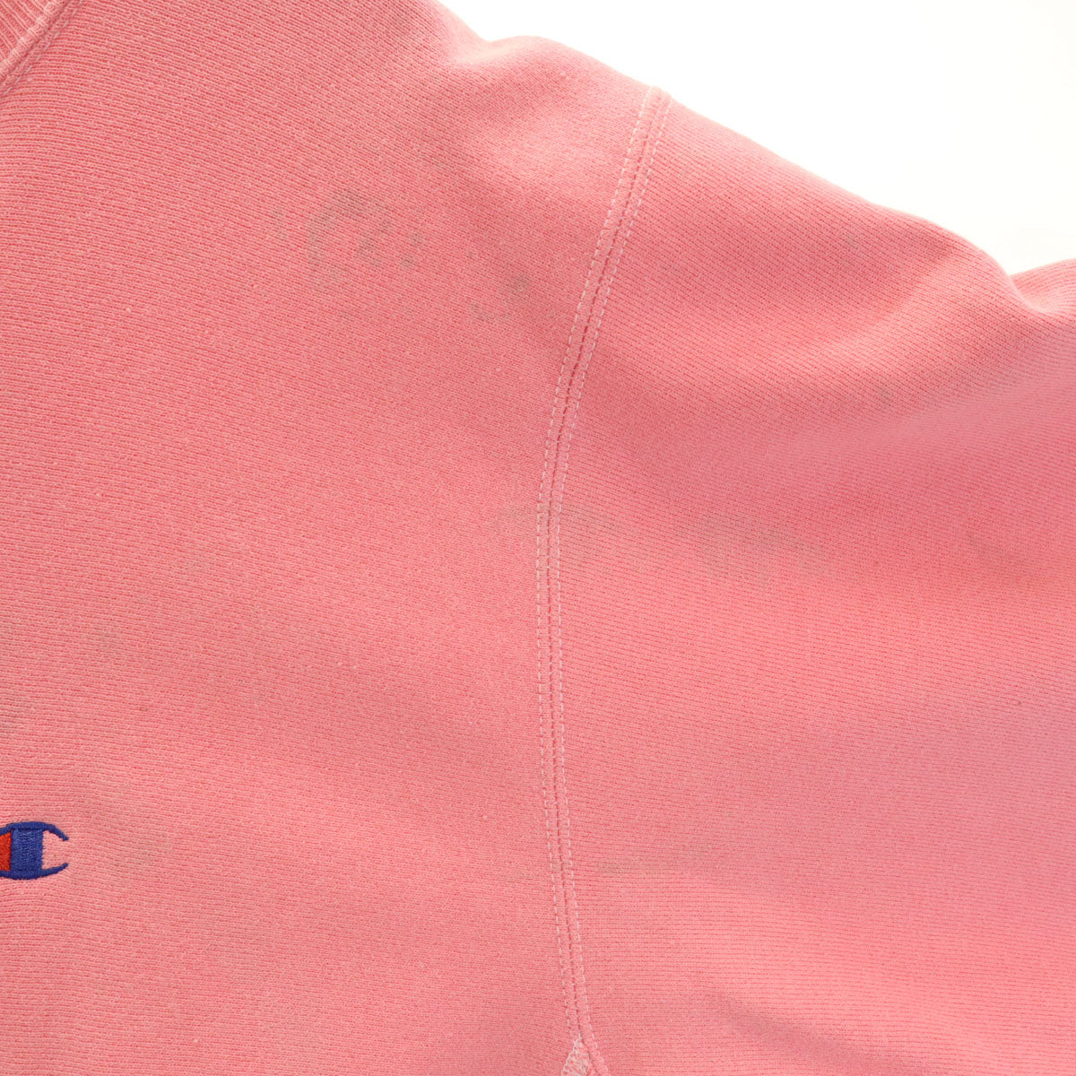 Champion チャンピオン 90s 00s リバースウィーブ オールド 刺繍タグ 長袖 スウェット トレーナー L ピンク 裏起毛 メンズ