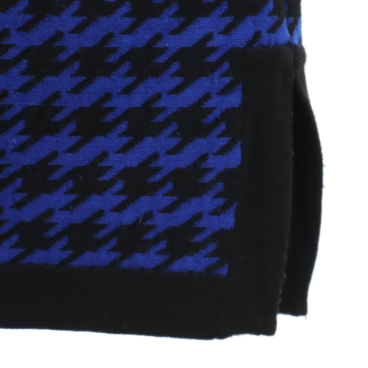 GIVENCHY ジバンシィ 90s ウール オールド 総柄 長袖 セーター 15 青系 ニット レディース