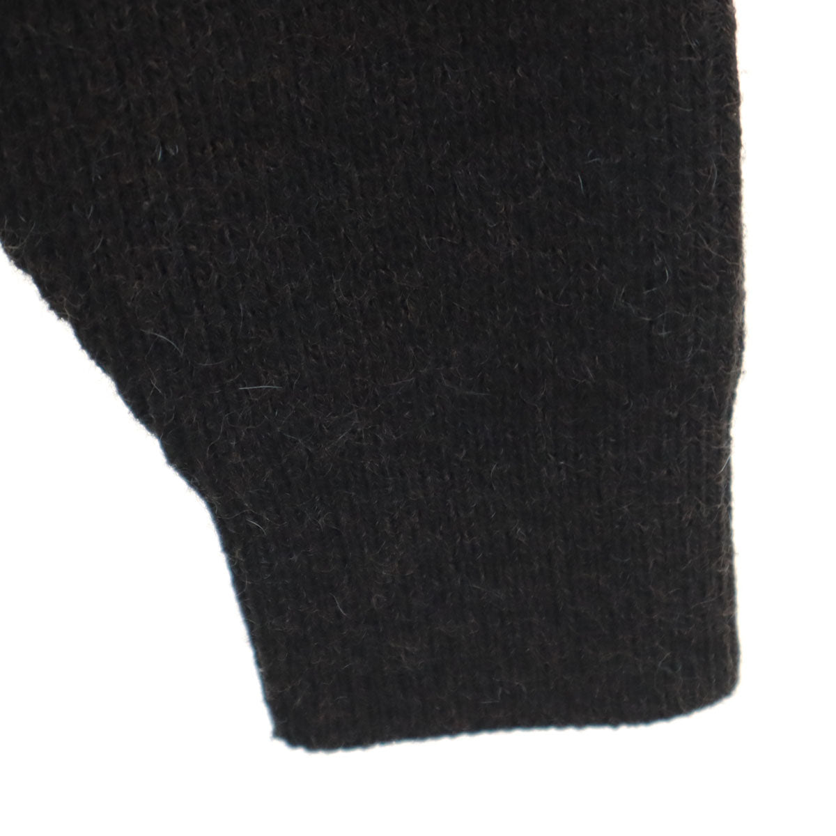 YVES SAINT LAURENT イヴサンローラン 90s ウールブレンド オールド 長袖 Vネック セーター L 黒 ニット メンズ