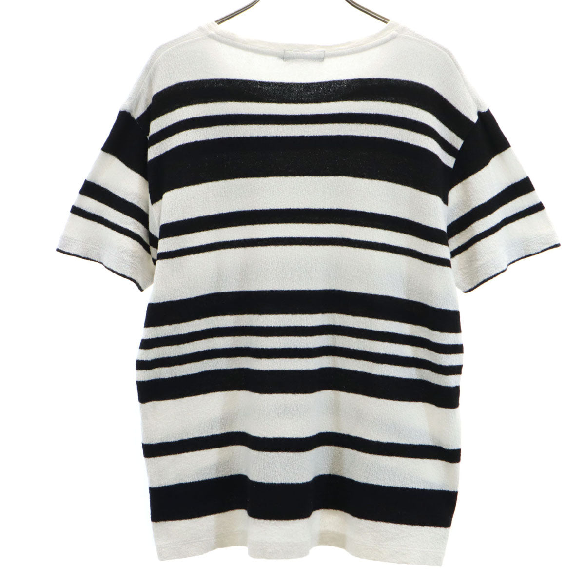 BLACK LABEL CRESTBRIDGE ブラックレーベルクレストブリッジ ボーダー柄 半袖 カットソー M ホワイト メンズ