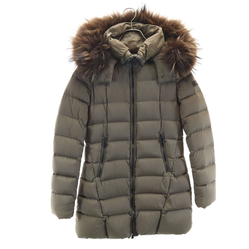 TATRAS タトラス ポーランド製 フードファー ダウンコート 1 カーキ フーディー メンズ