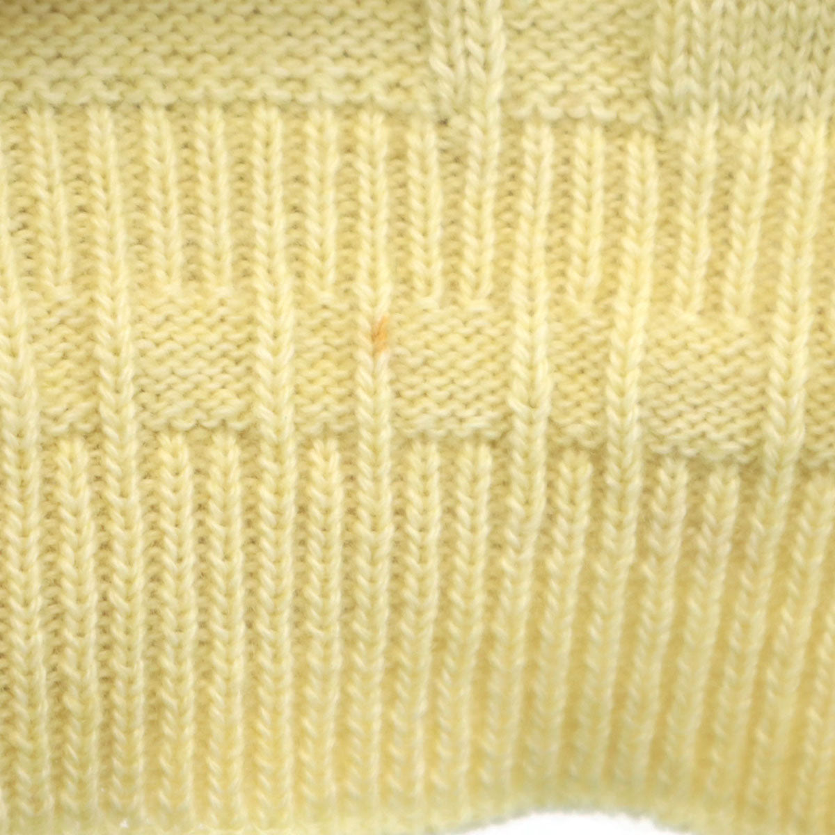 CHEMISE LACOSTE シュミーズラコステ 70s 80s フランス製 ヴィンテージ 長袖 セーター 5 イエロー ニット メンズ