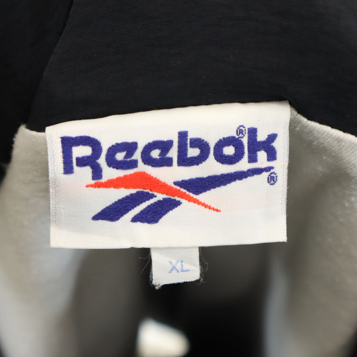 Reebok リーボック 90s ブルガリア製 オールド ナイロンジャケット XL ネイビー メンズ