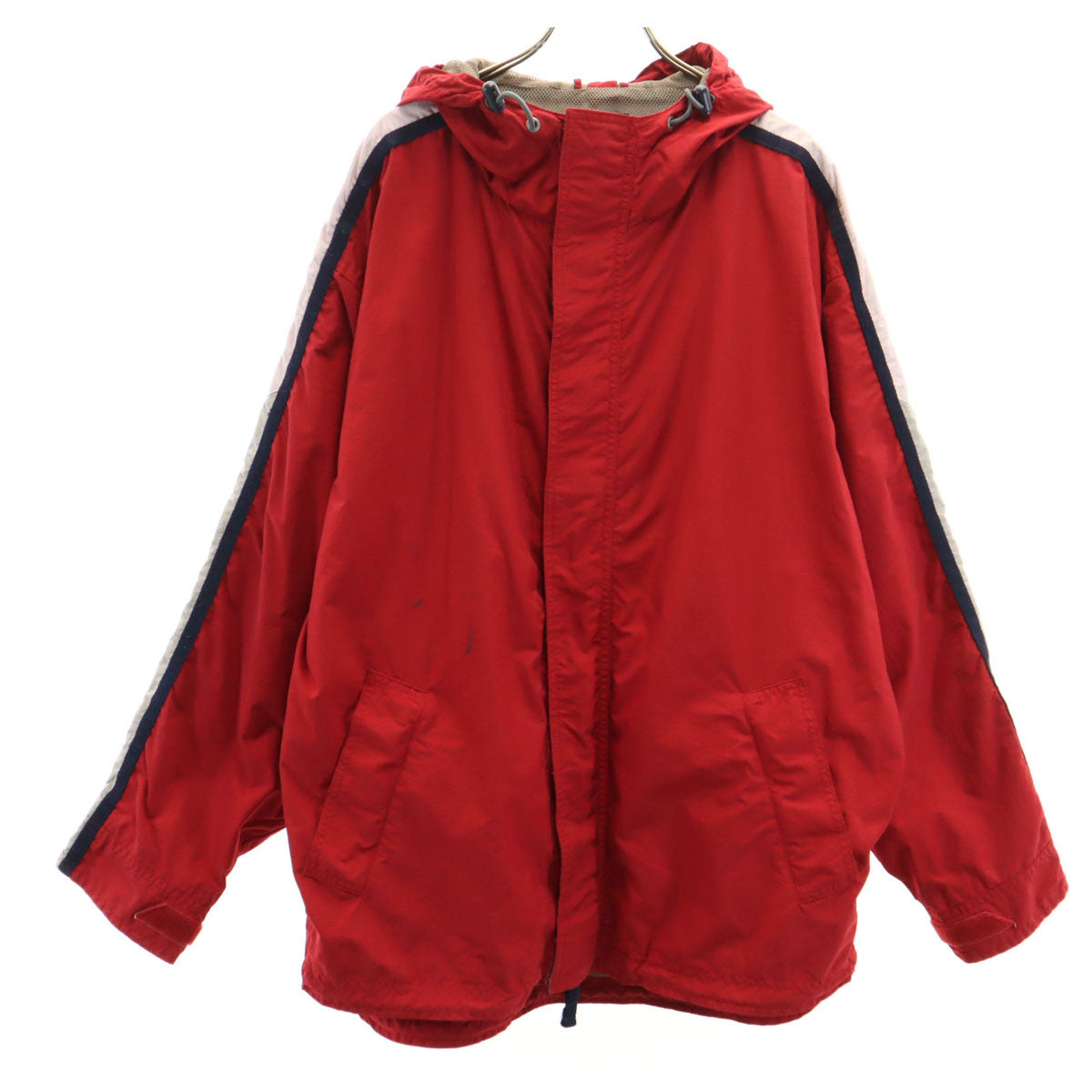 GAP ギャップ 90s オールド 紺タグ ナイロンジャケット L レッド 裏メッシュ メンズ