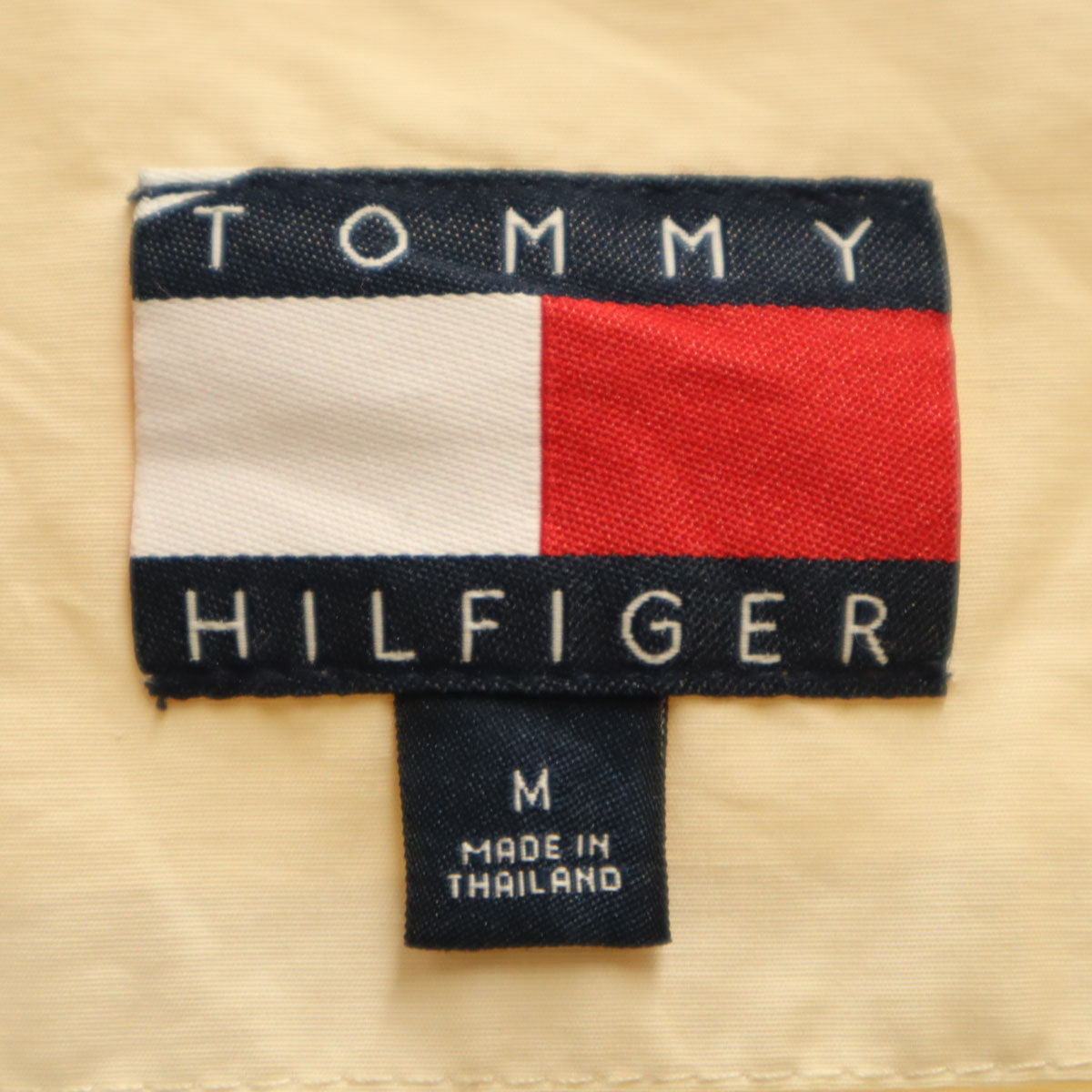 TOMMY HILFIGER トミーヒルフィガー 90s オールド フラッグタグ スイングトップ M アイボリー ジャケット メンズ