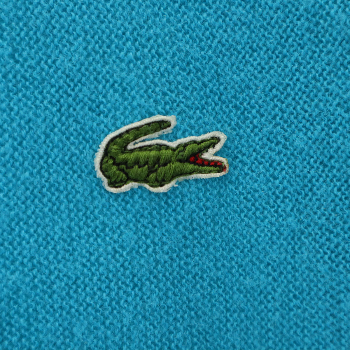 LACOSTE ラコステ 90s USA製 オールド 長袖 Vネック カーディガン L グリーン系 メンズ