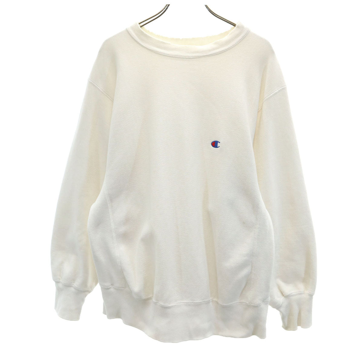 Champion チャンピオン 80s USA製 トリコタグ 2枚タグ ヴィンテージ リバース 長袖 スウェット M ホワイト REVERSE WEAVE 裏起毛 メンズ