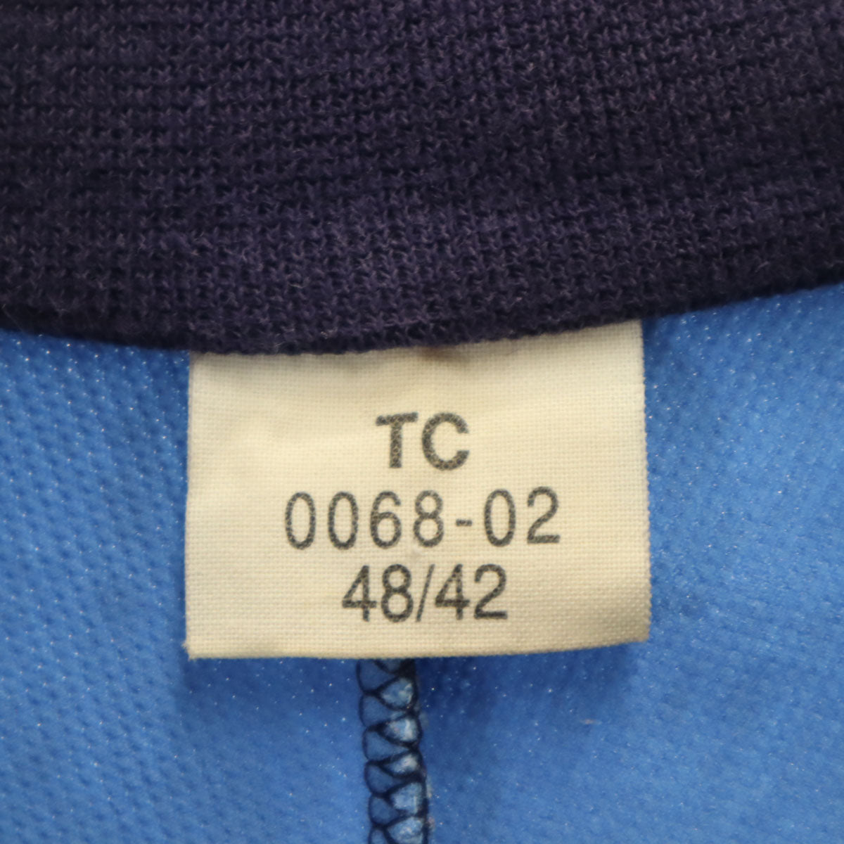 GERMAN MILITARY ドイツ軍 80s 90s オールド 長袖 ジャージジャケット 48/42 ブルー系 メンズ