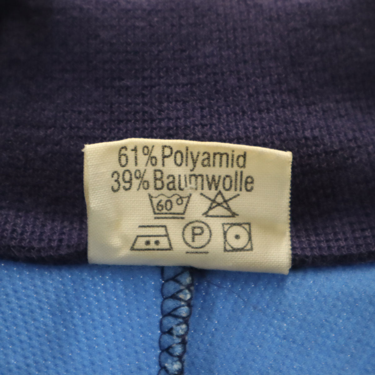 GERMAN MILITARY ドイツ軍 80s 90s オールド 長袖 ジャージジャケット 48/42 ブルー系 メンズ