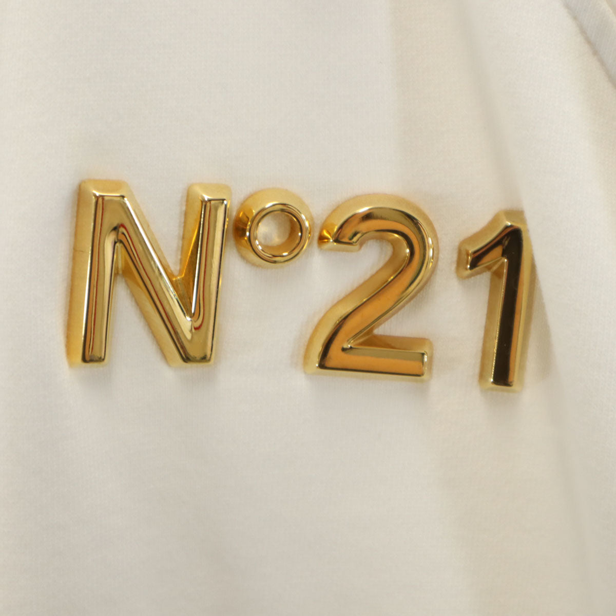 N°21 ヌメロ ヴェントゥーノ イタリア製 長袖 スウェット トレーナー 3S 白 レディース