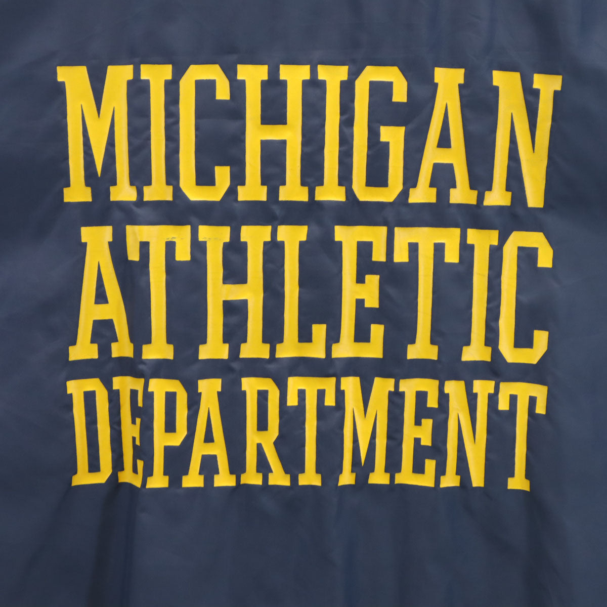 Nettlesis 80s USA製 ヴィンテージ ミシガン コーチジャケット 2XL ネイビー ビッグサイズ メンズ