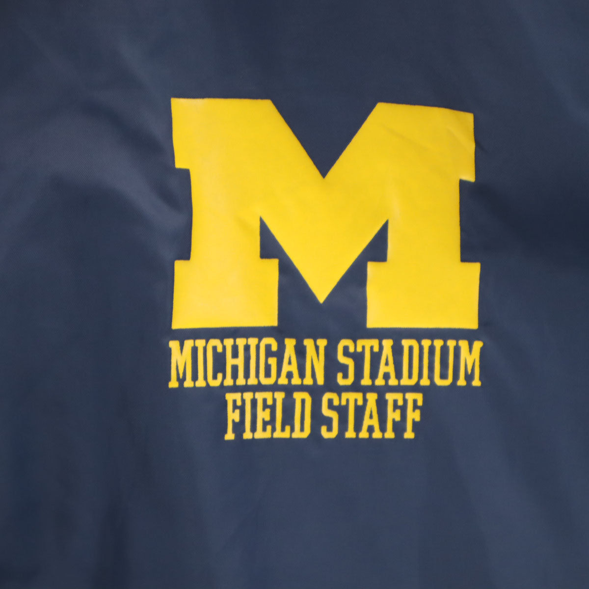 Nettlesis 80s USA製 ヴィンテージ ミシガン コーチジャケット 2XL ネイビー ビッグサイズ メンズ