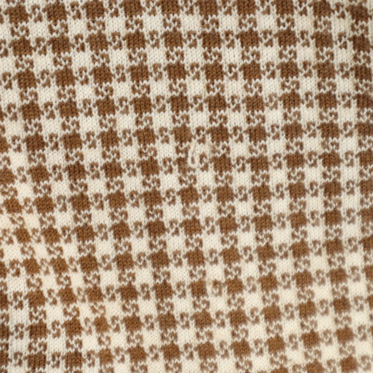 Salvatore Ferragamo サルヴァトーレフェラガモ イタリア製 シルクブレンド 総柄 長袖 フルジップ ニットカーディガン L ブラウン メンズ