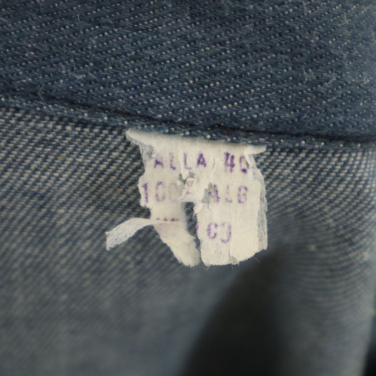 80s 90s オールド 花刺繍 シャツジャケット 40 ネイビー メンズ