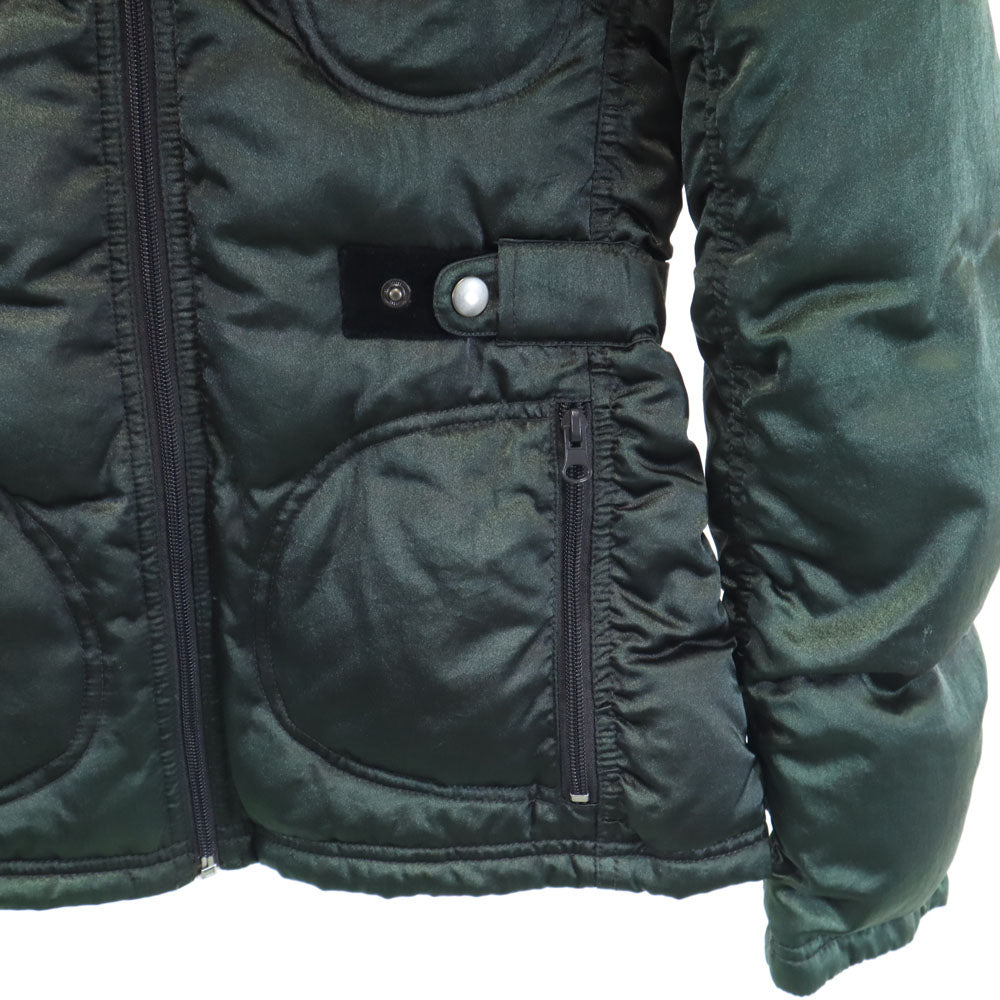 MAX&CO マックスアンドコー ファー ダウンジャケット 40 グリーン レディース