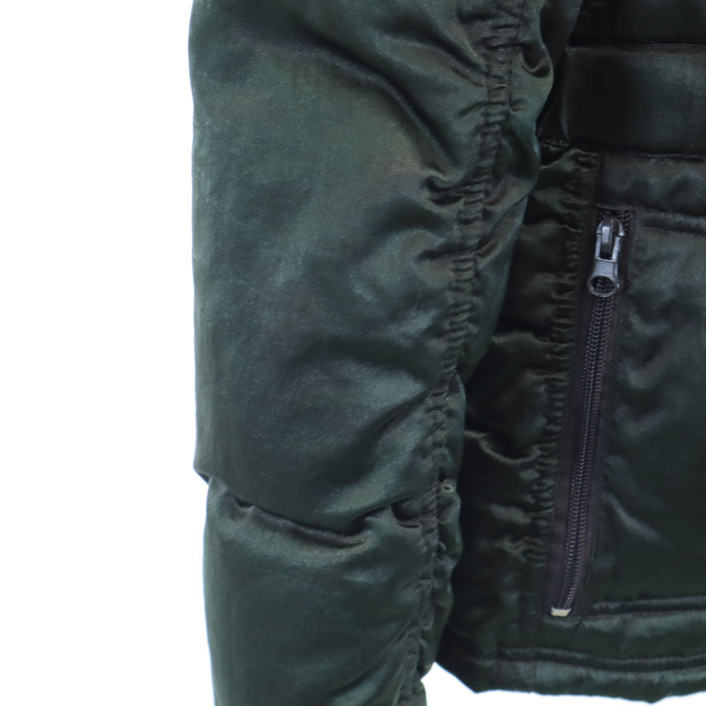 MAX&CO マックスアンドコー ファー ダウンジャケット 40 グリーン レディース