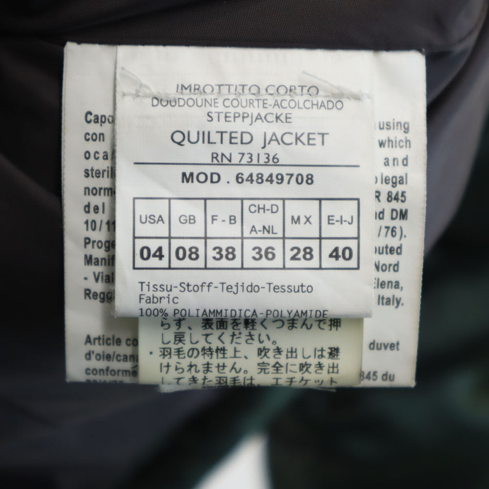 MAX&CO マックスアンドコー ファー ダウンジャケット 40 グリーン レディース