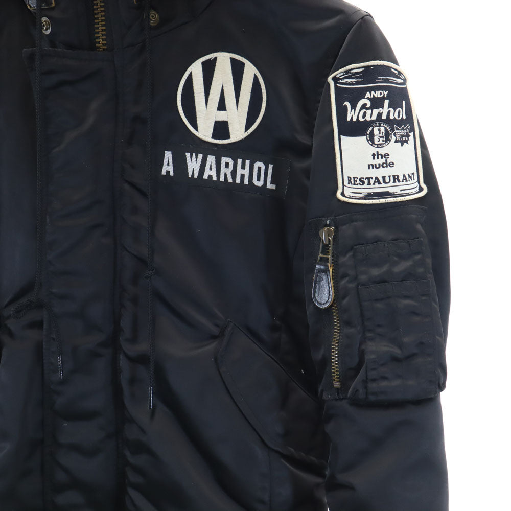 HYSTERIC GLAMOUR ヒステリックグラマー プリマロフト N2B ファー ダウンジャケット free ブラック フーディー レディース