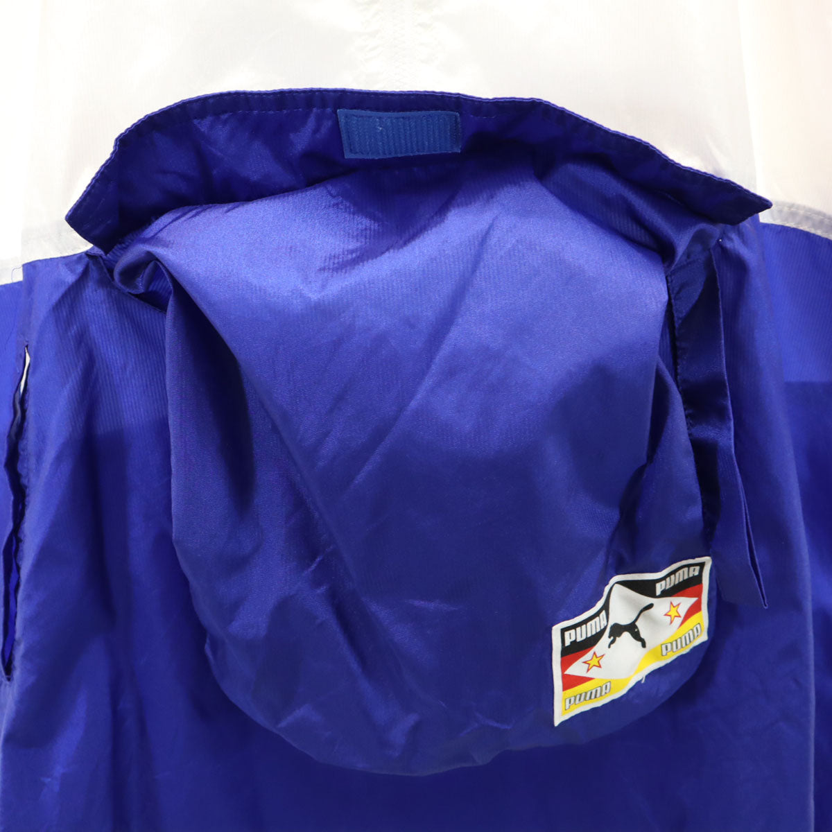 PUMA プーマ 90s ナイロン オールド ヒットユニオン 7分袖 ハーフジップ プルオーバー パーカー M プルオーバー ポケッタブル メンズ